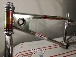 1978 Bmx Products Inc. Vintage Mongoose Motomag Frame And Fork Set Old School