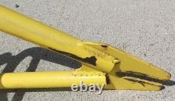 1980 Mongoose motomag frame fork original rare yellow Old School BMX