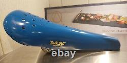 1982 Kashimax MX Seat Saddle in blue Old School BMX