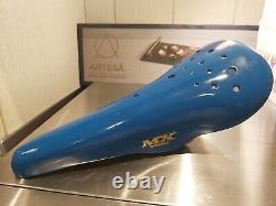 1982 Kashimax MX Seat Saddle in blue Old School BMX