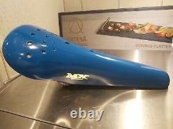 1982 Kashimax MX Seat Saddle in blue Old School BMX