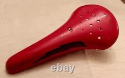 1983 Elina Lightening Bolt Seat in Red Old School BMX