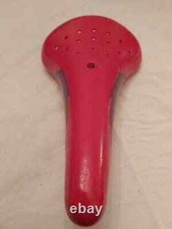 1983 Elina Lightening Bolt Seat in Red Old School BMX