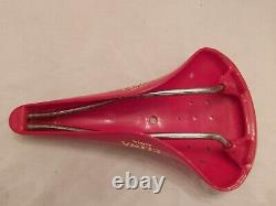 1983 Elina Lightening Bolt Seat in Red Old School BMX