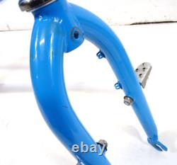 1985 Haro Freestyler Sport Old School BMX Bike Frame & Forks Set Blue Used VGC