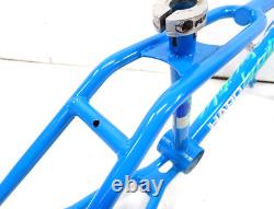 1985 Haro Freestyler Sport Old School BMX Bike Frame & Forks Set Blue Used VGC