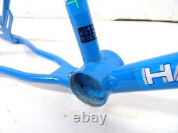 1985 Haro Freestyler Sport Old School BMX Bike Frame & Forks Set Blue Used VGC