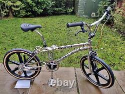 1987 AMMACO FREESTYLER MAG Chrome Classic Old School BMX Bike Bicycle Stunt USA