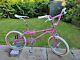 1987 Ammaco Freestyler Pink White Classic Old School Bmx Bike Bicycle Stunt Usa