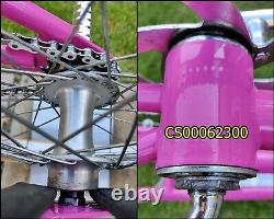 1987 AMMACO FREESTYLER Pink White Classic Old School BMX Bike Bicycle Stunt USA