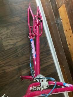 1987 Gt Performer Og Magenta Survivor Old School Freestyle Bmx Very Rare Color