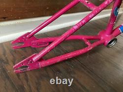 1987 Gt Performer Og Magenta Survivor Old School Freestyle Bmx Very Rare Color