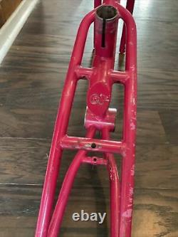 1987 Gt Performer Og Magenta Survivor Old School Freestyle Bmx Very Rare Color