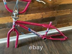 1987 Gt Performer Og Magenta Survivor Old School Freestyle Bmx Very Rare Color