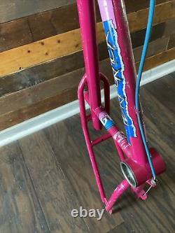 1987 Gt Performer Og Magenta Survivor Old School Freestyle Bmx Very Rare Color