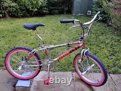 1988 SKYWAY STREET BEAT Rep Chrome Old School BMX Bike USA Stunt Retro Vintage