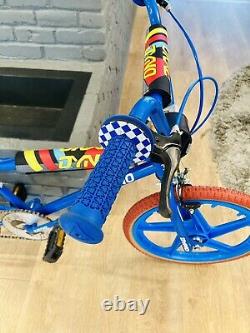 1989 Old School Dyno Vfr BMX Bike With Blue Mag Wheels