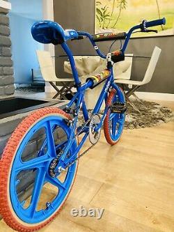 1989 Old School Dyno Vfr BMX Bike With Blue Mag Wheels