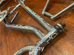 1994 GT Pro Freestyle Tour Frameset Frame Forks Bars Crankset Old School BMX