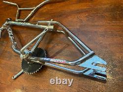 1994 GT Pro Freestyle Tour Frameset Frame Forks Bars Crankset Old School BMX