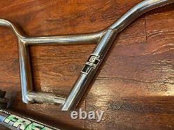 1994 GT Pro Freestyle Tour Frameset Frame Forks Bars Crankset Old School BMX