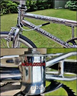 1996 DIAMONDBACK VENOM 100% Chrome Retro BMX Old School Bike Haro GT Skyway USA