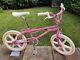 1997 Ammaco Freestyler Pink Old School Bmx Pro Bike Bicycle White Mags Retro