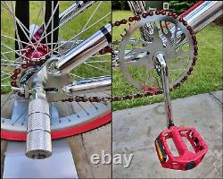 1998 PROLITE FREESTYLER TWIN TOP 100% Chrome BMX Old School Bike Haro GT Skyway