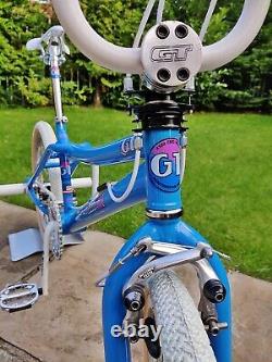 1999 GT PRO PERFORMER USA Blue Old School BMX Bike Freestyler PAC-MAN Flatland