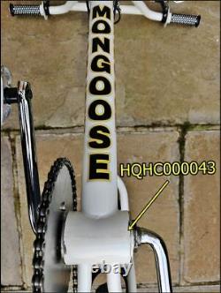 1999 MONGOOSE SNIPER MAG 25th Edition Old School BMX Retro Bike USA Mid Skool