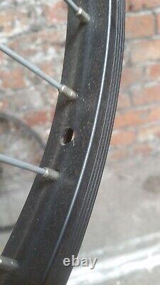 20 x 1 3/8 wheel set front and rear old school bmx