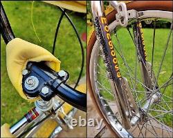 80's LOOPTAIL Old School BMX Bike Chrome Yellow USA Retro Bicycle Expert Vintage