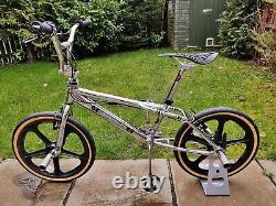 80's Old School BMX Bike Chrome SKYWAY MAGs USA Retro Freestyler Bicycle gt PRO