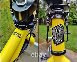 80's Old School BMX Bike Yellow SKYWAY MAGs USA Retro Freestyler Bicycle gt PRO