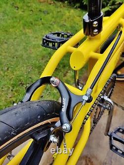 80's Old School BMX Bike Yellow SKYWAY MAGs USA Retro Freestyler Bicycle gt PRO