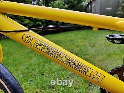 80's Old School BMX Bike Yellow SKYWAY MAGs USA Retro Freestyler Bicycle gt PRO