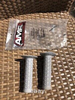 AME Tri Bubble Font Old School BMX Grips OG 80's NOS Genuine