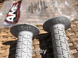 AME Tri Bubble Font Old School BMX Grips OG 80's NOS Genuine
