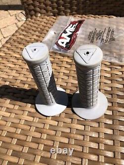 AME Tri Bubble Font Old School BMX Grips OG 80's NOS Genuine