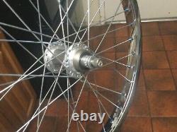 ARAYA 7X Rims Hoops 36h Stell Chrome Phil Hubs Mongoose Oldschool Bmx