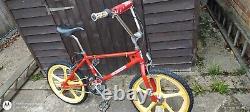 Acorn Magnum mags v rare 80s classic old school BMX genuine Raleigh MK1 frame