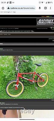 Acorn Magnum mags v rare 80s classic old school BMX genuine Raleigh MK1 frame