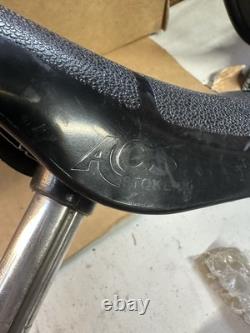 Acs Stoker Black Seat With Integrated Acs Seat Post 1980's Old School BMX