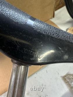 Acs Stoker Black Seat With Integrated Acs Seat Post 1980's Old School BMX