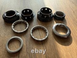 Aero Pro Tange Seiki 300 Headset Black Anodised Rare Old School BMX Aero Pro Tange Seiki 300 Headset Black Anodised Rare Old School BMX