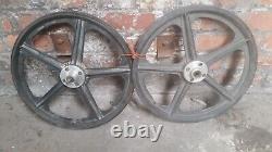 Aero zytec wheel set front and rear old school bmx haro gt torker Hutch #1