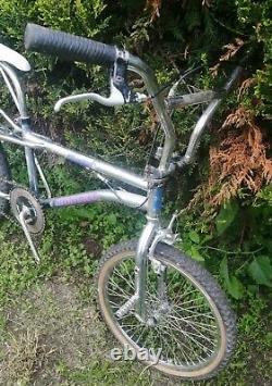 Ammaco Freestyler 1987 Old School BMX Bike Survivor chrome rare Twin Fork Pegs