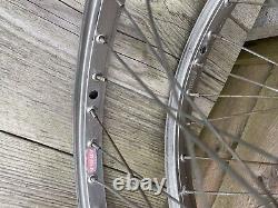 Araya 7x Old School Bmx Wheels Suzue Sealed Hubs Low Flange Haro Gt Jmc Burner