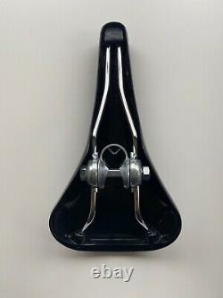 Ariake Jaguar Aero Old School BMX Seat In Black Cycle Pro Shot gun II Show Ready