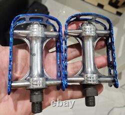 Beautifully Restored KKT Lightening Pedals 1/2 Old School BMX